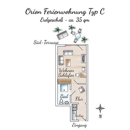 Gaestehaus Orion - 7 Apartment